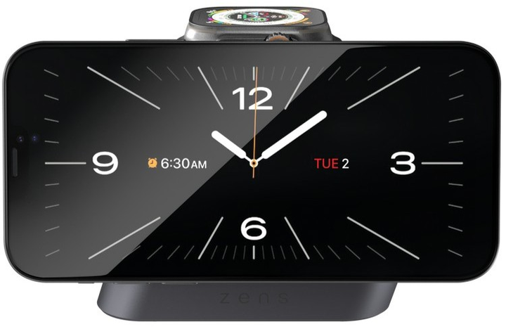 Ładowarka bezprzewodowa Zens Nightstand Charger Pro 2 Wireless Black (A641-01Y) - obraz 5