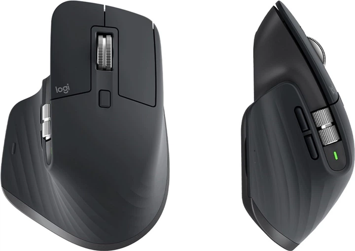 Миша Logitech MX Master 3S Performance Wireless/Bluetooth Graphite - Фото 2 Миша Logitech MX Master 3S Performance Wireless/Bluetooth Graphite - зображення 2