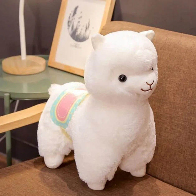 Мягкая Плюшевая Игрушка Plush Альпака Лама 35 см Белая (9248) - Фото 2 Мягкая Плюшевая Игрушка Plush Альпака Лама 35 см Белая (9248) - изображение 2