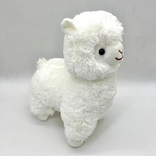 Мягкая Плюшевая Игрушка Plush Альпака Лама 35 см Белая (9248) - Фото 3 Мягкая Плюшевая Игрушка Plush Альпака Лама 35 см Белая (9248) - изображение 3