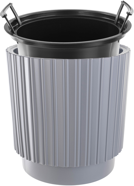 Doniczka z wkładem Kadax Szara 30 cm (5903699497395) - obraz 1