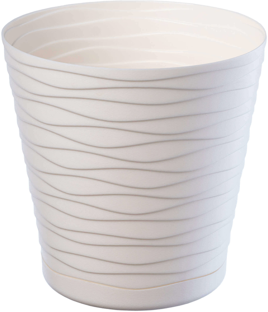 Doniczka z podstawką Kadax Kremowa 30 cm (5903699403952) - obraz 3