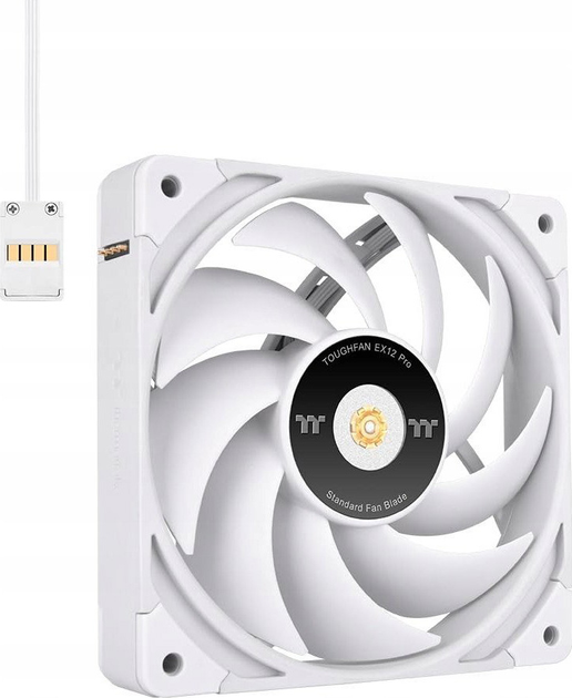 Zestaw wentylatorów Thermaltake TOUGHFAN EX12 Pro (3-Fan Pack) White (CL-F171-PL12WT-A) - obraz 2