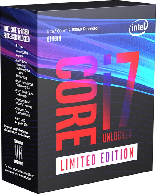 CPU Intel i7-8086k Процессор Intel Core i7-8086K Limited Edition 4.0GHz/8GT/s