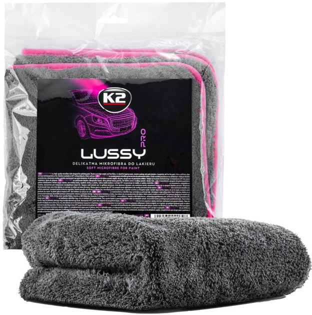 Рушник з мікрофібри для сушки K2 Lussy Pro 40 х 40 см (5906534020628) - зображення 2