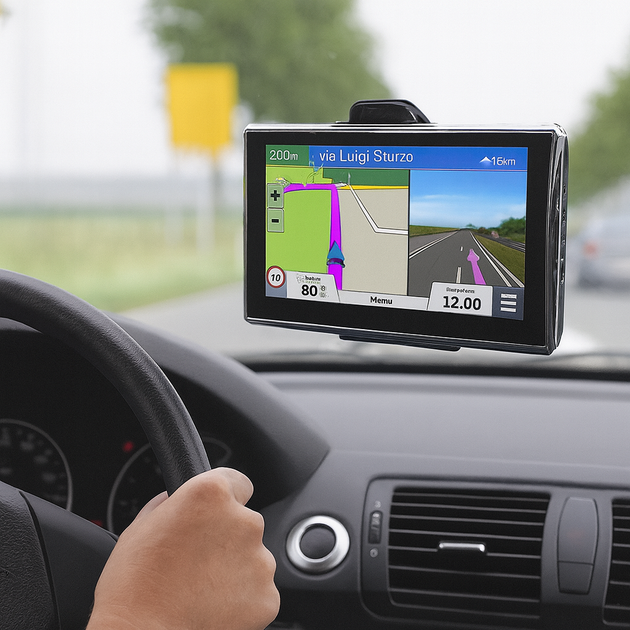 Автомобильный GPS навигатор, RAM 256Mb, 8GB, GPS7007 - Фото 2 Автомобильный GPS навигатор, RAM 256Mb, 8GB, GPS7007 - изображение 2
