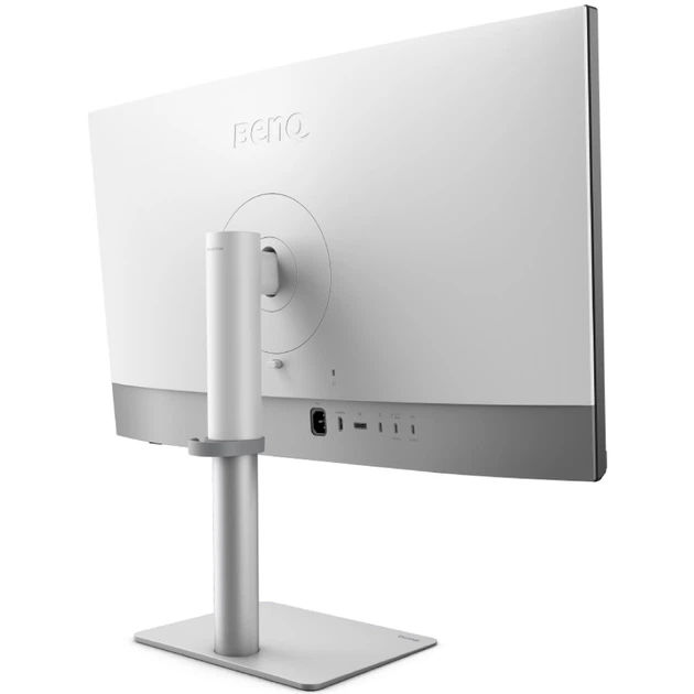 TFT 32" BenQ PD3226G, IPS, 4K, 144Hz, HDMI, DP, USB-C, HAS, Pivot, кільк., біло-сріблястий - зображення 6