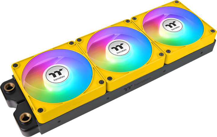 Zestaw wentylatorów Thermaltake CT140 EX Reverse ARGB Sync (3-Fan Pack) Bumblebee (CL-F227-PL14BB-A) - obraz 3