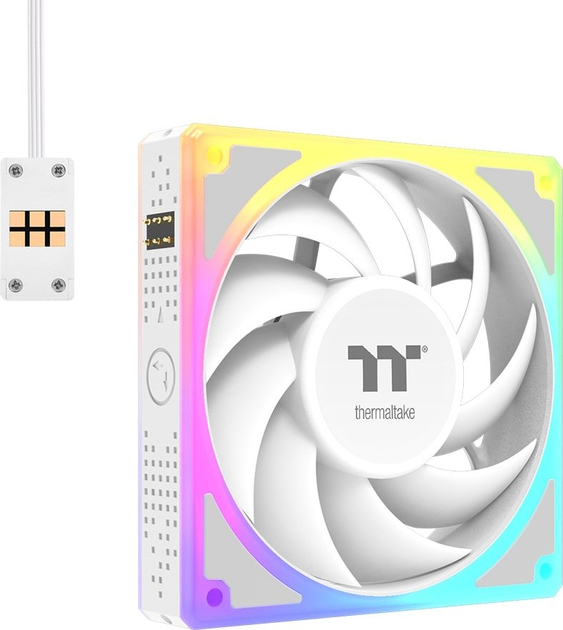 Wentylator Thermaltake Toughfan EX 120 ARGB Sync (zestaw 3 wentylatorów) White (CL-F211-PL12SW-A) - obraz 2