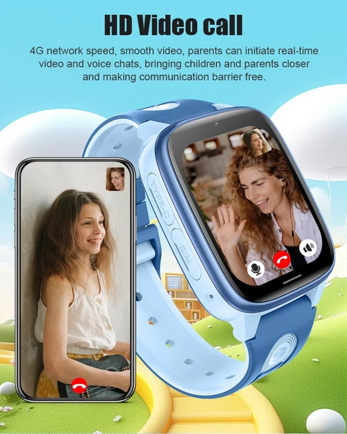 Смарт часы-телефон детские Wonlex CT23 с видеозвонком WI-FI GPS SIM-карта Pink (18355) - изображение 5