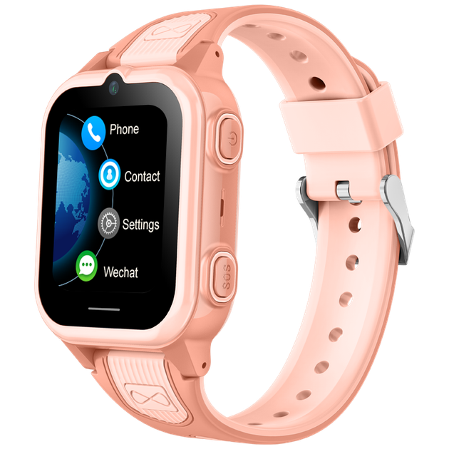 Смарт часы-телефон детские Wonlex CT21 с видеозвонком WI-FI GPS SIM-карта Pink (18556) - изображение 2