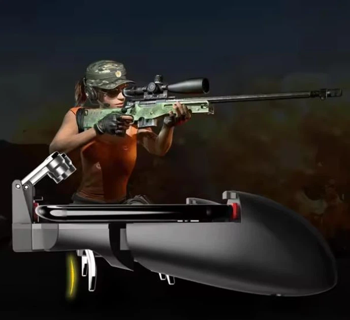 Джойстик для телефона с охлаждением Memo AK77 1200mAh игровой контроллер триггер Black (18535) - изображение 11