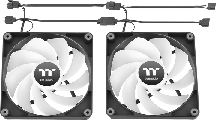 Zestaw wentylatorów Thermaltake CT140 Reverse ARGB Sync (2-Fan Pack) Black (CL-F174-PL14SW-A) - obraz 4