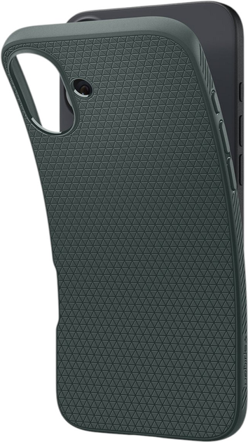 Etui Spigen Liquid Air do Apple iPhone 16 Abyss Green (8809971230919) - obraz 5