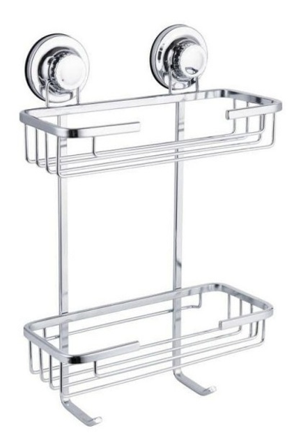 Koszyk łazienkowy Domoletti dwupoziomowy (4772013359463) - obraz 1