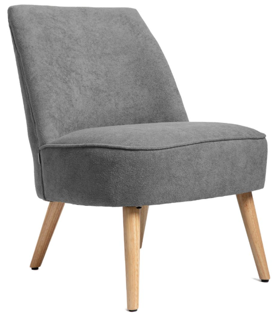 Krzesło HOMLA 895901 SOAL 57 x 69 x 76 cm Szare (5904183895901) - obraz 1