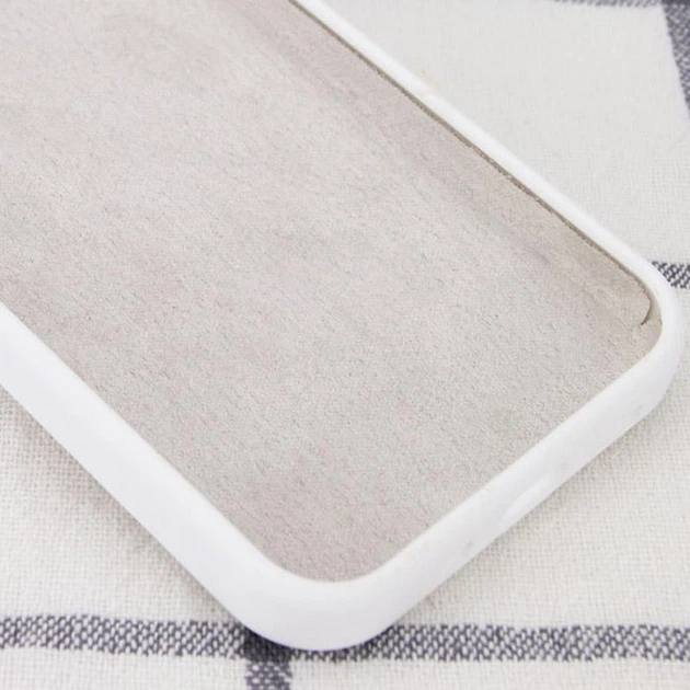 Чохол Silicone Case Full Protective (AA) NO LOGO для Apple iPhone 13 mini (5.4") Білий / White - 00000072451_3 - изображение 3