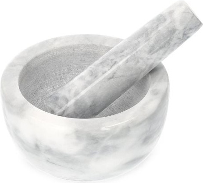 Ступка кухонна Homla Marble мармурова Біла 12 см (5904183812021) - зображення 2