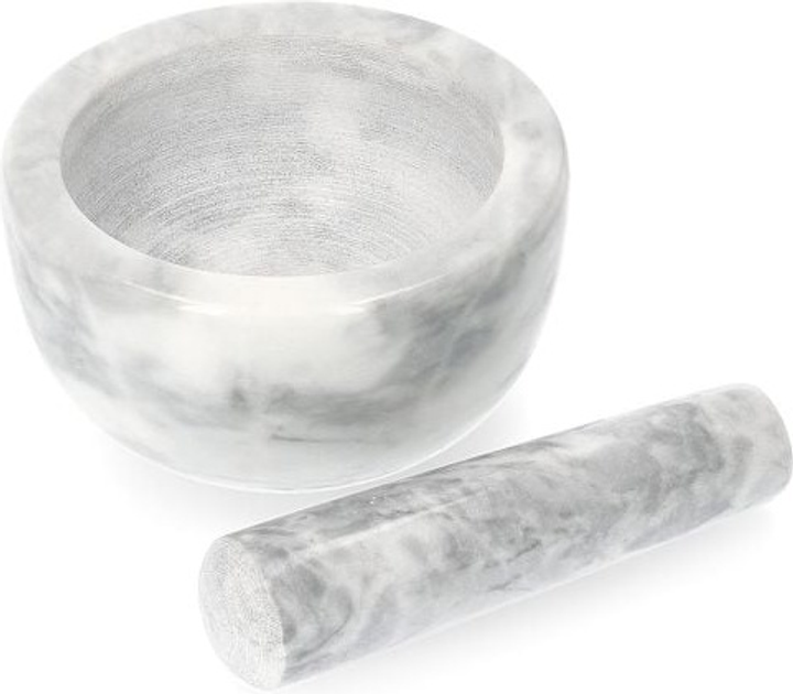 Ступка кухонна Homla Marble мармурова Біла 12 см (5904183812021) - зображення 3