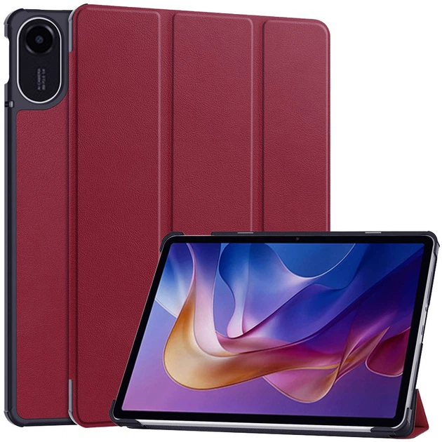 Чехол Ultra Slim Xiaomi Redmi Pad 2 (2025) 11" Темно-красный - Фото 1 Чехол Ultra Slim Xiaomi Redmi Pad 2 (2025) 11" Темно-красный - изображение 1