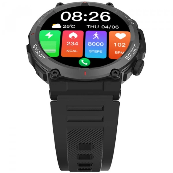 Смарт-часы Blackview W50 TFT 1,39" 370mAh металл с PVD-покрытием Black (6931548315995) - изображение 5