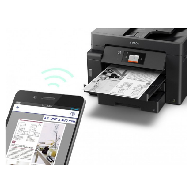 Многофункциональное устройство струйное Epson M15140 25 стр/мин 4800x2400 dpi Wi-Fi Black (C11CJ41404) - изображение 4