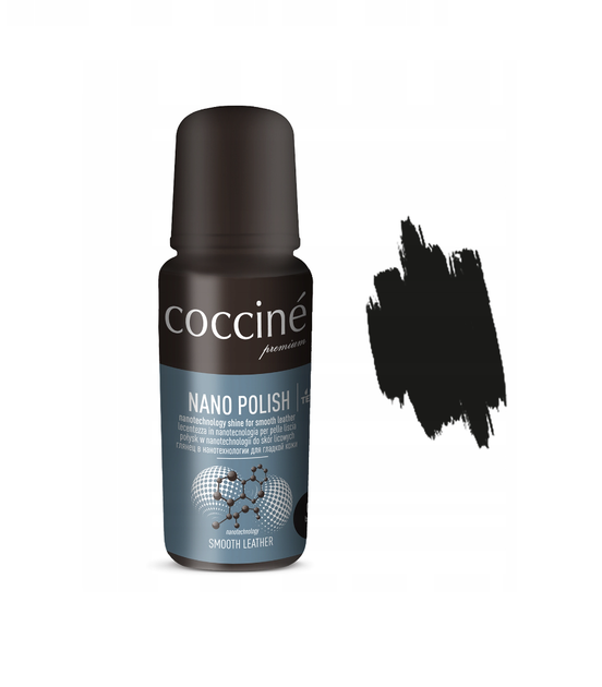 Паста-блеск Coccine Nano Polish жидкая для кожи, черный, 75 мл - Фото 1 Паста-блеск Coccine Nano Polish жидкая для кожи, черный, 75 мл - изображение 1