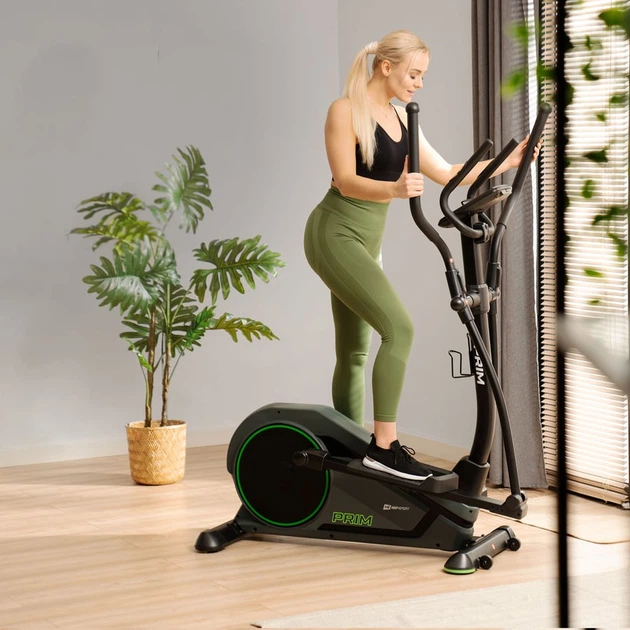 Орбитрек Hop-Sport HS-120C Prim черно-зеленый - изображение 2