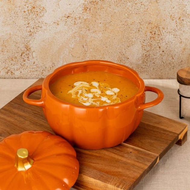 Naczynie do serwowania Homla Pumpkie w kształcie dyni Pomarańczowe (5906496751332) - obraz 7