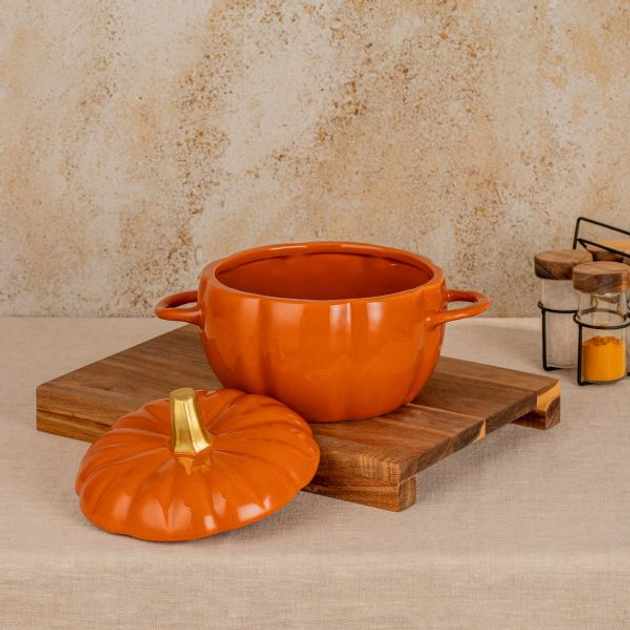 Naczynie do serwowania Homla Pumpkie w kształcie dyni Pomarańczowe (5906496751332) - obraz 8