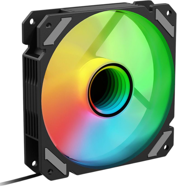 Вентилятор Sharkoon SHARK RGB Mirror Black (4044951042449) - зображення 2