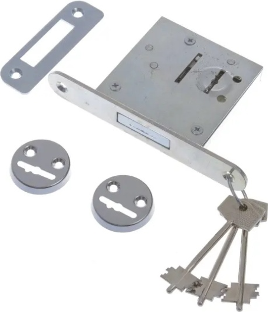 Замок з хромованою кришкою Kurzemes Atslega ILGA-2 (4750656017056) - зображення 2