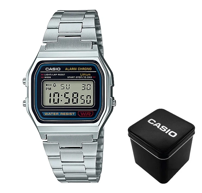 Наручний годинник Casio A158WA-1D - Фото 1 Наручний годинник Casio A158WA-1D - изображение 1
