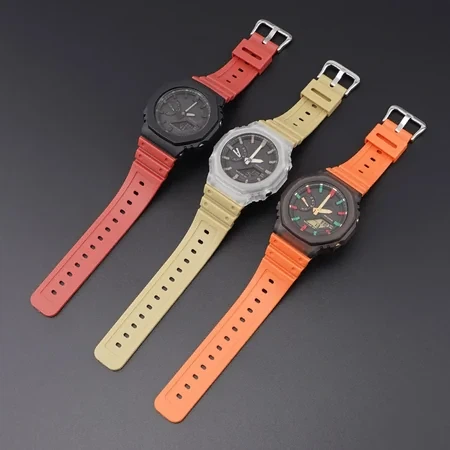 Ремінець Modfit Ремінець для Casio G-Shock GA-2100/2110 Orange SI - изображение 9