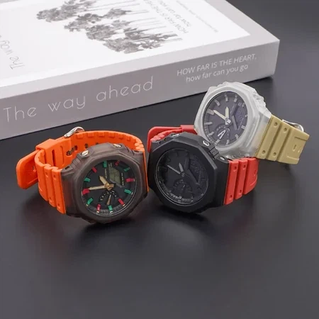 Ремінець Modfit Ремінець для Casio G-Shock GA-2100/2110 Orange SI - изображение 10