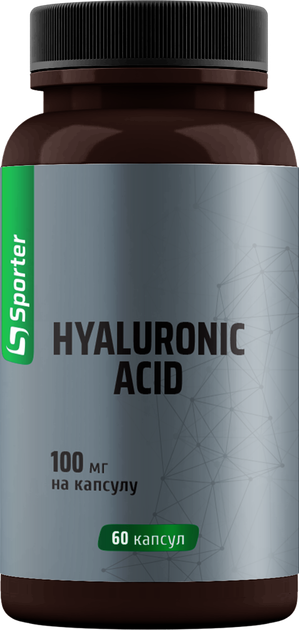 Натуральна добавка Sporter Hyaluronic Acid 100 мг