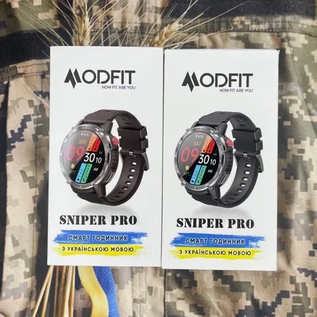 Наручний годинник Modfit Sniper Pro All Black 41 мм. - изображение 11