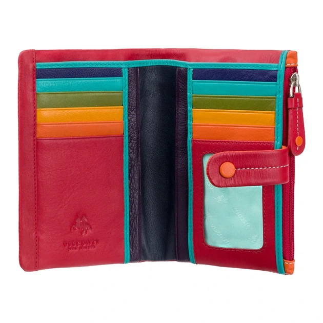 Гаманець жіночий Visconti M87 Malabu (Red Multi) - изображение 2