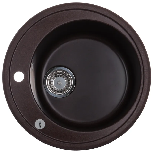 Мийка кухонна ZERIX ZS-510R-12 Коричнева (ZX4536) - Фото 3 Мийка кухонна ZERIX ZS-510R-12 Коричнева (ZX4536) - изображение 3