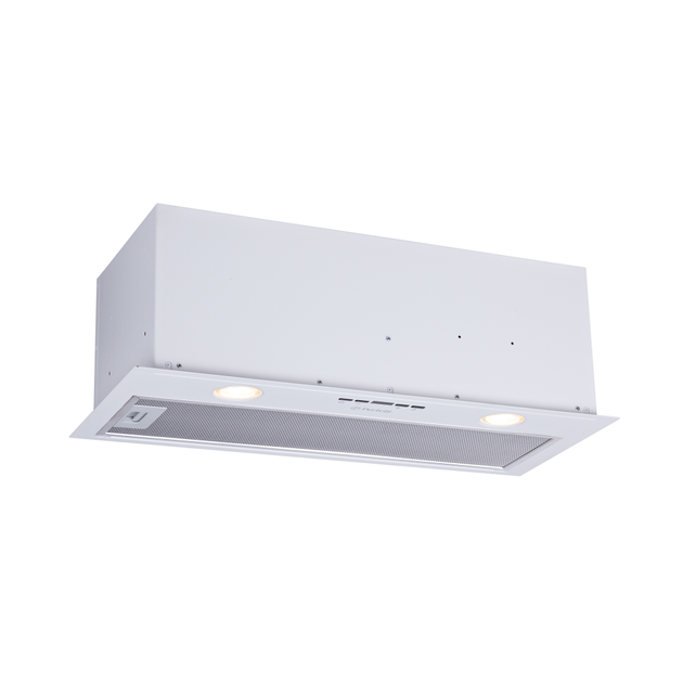 Белая мощная кухонная вытяжка Perfelli BIET 6512 A 1000 W LED, встраиваемая в шкаф, 1000 куб.м., 60 см - изображение 3