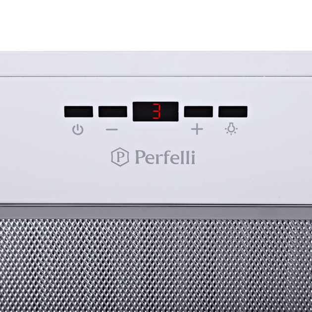 Белая мощная кухонная вытяжка Perfelli BIET 6512 A 1000 W LED, встраиваемая в шкаф, 1000 куб.м., 60 см - изображение 5