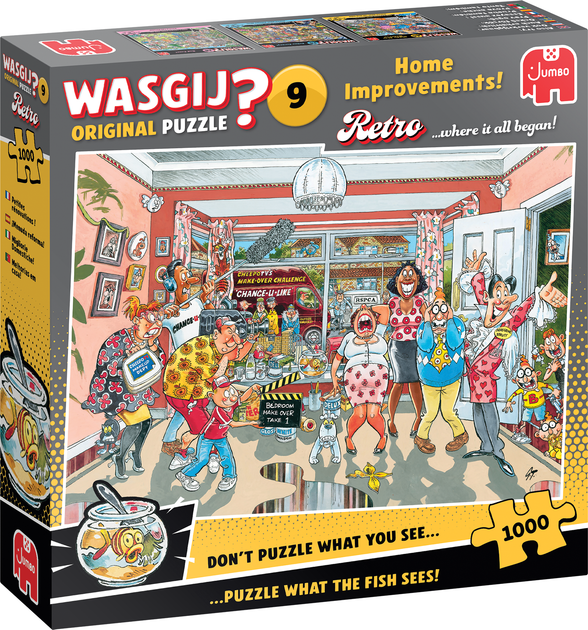 Пазл Jumbo Wasgij? Original 9 Ретро Метаморфоза 1000 елементів (8721017602811) - зображення 1