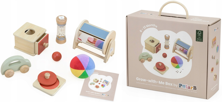 Набір розвиваючих іграшок Viga Grow-with-Me Box від 6 до 12 місяців (6971608442629) - зображення 2