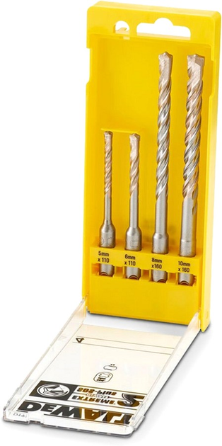 Zestaw wierteł DeWalt Extreme 2 SDS-Plus 4 szt (DT9700-QZ) - obraz 2