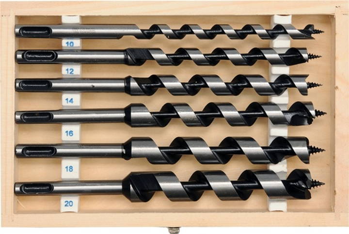 Zestaw wierteł spiralnych do drewna YATO 10–20 x 230 mm SDS+ 6 szt (YT-3300) - obraz 1
