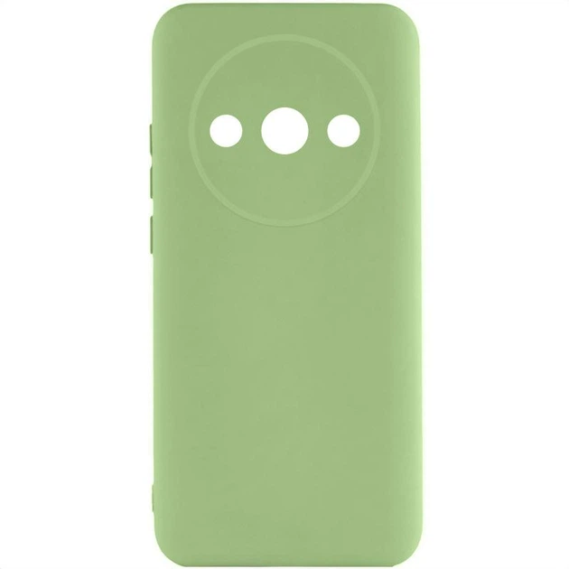 Чохол TPU GETMAN Liquid Silk Full Camera для Xiaomi Redmi A3 Зелений / Pistachio - Фото 1 Чохол TPU GETMAN Liquid Silk Full Camera для Xiaomi Redmi A3 Зелений / Pistachio - зображення 1