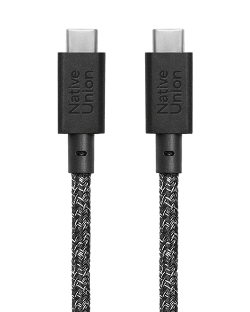Кабель Native Union Belt XL Cable USB-C to USB-C Cosmos Black (3 m) BELT-XL-C-COS-3-NP - зображення 6