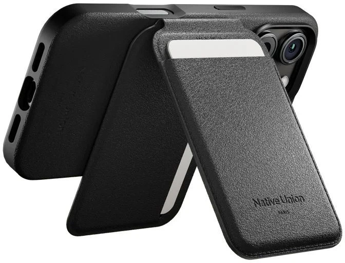 Картхолдер Native Union Active Wallet Stand Magnetic для iPhone Черный (ACT-BLK-WAL) - Фото 7 Картхолдер Native Union Active Wallet Stand Magnetic для iPhone Черный (ACT-BLK-WAL) - изображение 7