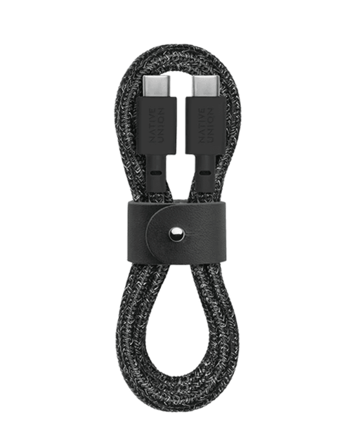 Кабель USB-C to USB-C Native Union Belt Cable Cosmos Black (1.2 m) (BELT-C-CS-BLK-2-NP) - Фото 7 Кабель USB-C to USB-C Native Union Belt Cable Cosmos Black (1.2 m) (BELT-C-CS-BLK-2-NP) - зображення 7