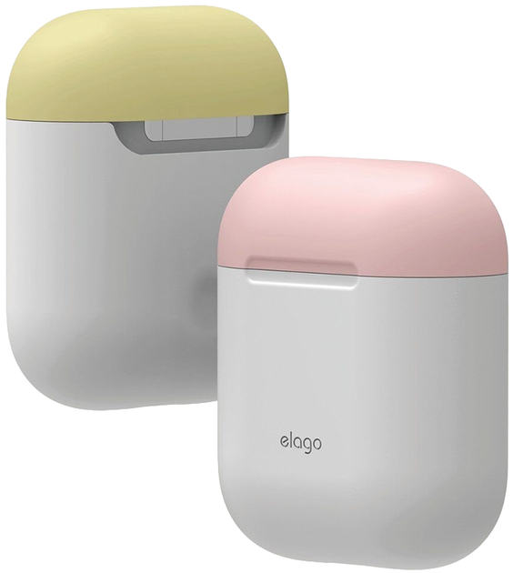 Чохол Elago Duo Case White/Pink/Yellow for Airpods (EAPDO-WH-PKYE) - зображення 2